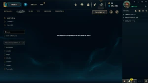 Conta League of Legends Mestre LOL