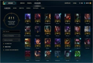 Conta platina 2, 150 skins, Todos os Campeões BARATO - League of Legends LOL