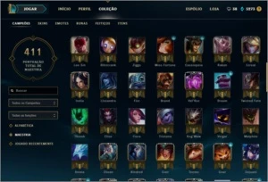 Conta platina 2, 150 skins, Todos os Campeões BARATO - League of Legends LOL
