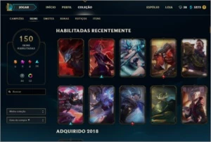 Conta platina 2, 150 skins, Todos os Campeões BARATO - League of Legends LOL