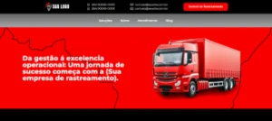 Landing page para empresa de rastreamento veícular - 2024 - Others