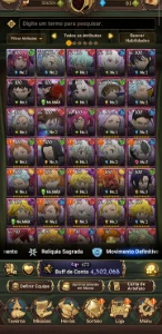 vendo conta escanor e merlin 6/6 sem vinculo - Seven Deadly Sins