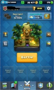 Clash Royale Arena 9 Nivel 10 (6 Lendarias) + Troca De Nome