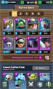 Clash Royale Arena 9 Nivel 10 (6 Lendarias) + Troca De Nome