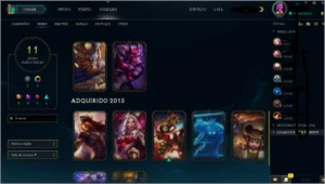 Conta lol Ouro IV(4) - League of Legends
