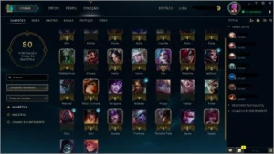 Conta lol Ouro IV(4) - League of Legends
