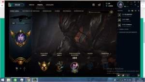 Conta lv 200  boa - League of Legends LOL