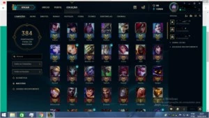 Conta lv 200  boa - League of Legends LOL