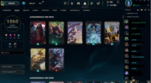 Conta League Of Legends 1060 Skins LOL