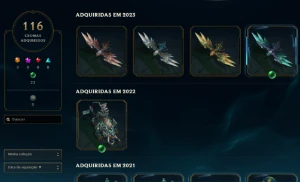 Conta League Of Legends 1060 Skins LOL