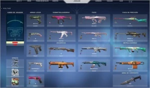 CONTA VALORANT COM SKINS DE MELHOR JOGABILIDADE!!