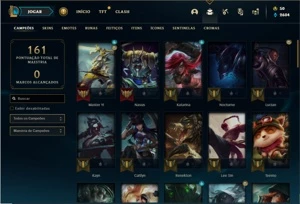 Conta bronze 2 com 60 Champs e 27 Skins - League of Legends LOL