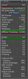 Vendo Elder Druid 66 Serenebra - Tibia