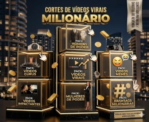 Pack Cortes De Vídeos Virais Milionário - Outros