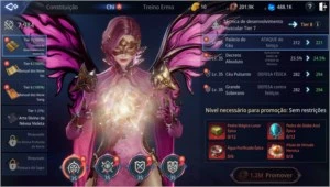 LVL 71, 85k de poder puro sem clã, 1 pet épico e 1 anel épic - MIR4