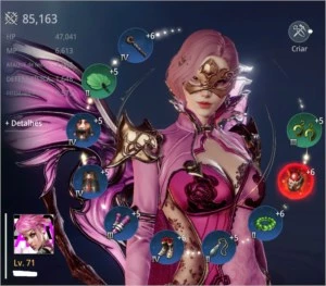 LVL 71, 85k de poder puro sem clã, 1 pet épico e 1 anel épic - MIR4