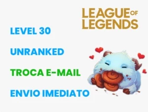 CONTA SMURF UNRANKED LEVEL 30 ATÉ 50.000 DE ESSÊNCIA AZUL - League of Legends LOL