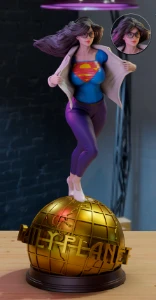 Lois Lane SuperMan - 3D STL - Outros