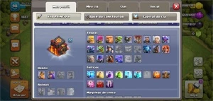 CONTA DE CLASH OF CLANS,CV10
