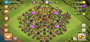 CONTA DE CLASH OF CLANS,CV10