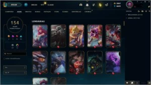 conta main com 3.9k de RP free + 20k de EA free + Conta Smur - League of Legends LOL
