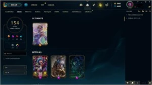 conta main com 3.9k de RP free + 20k de EA free + Conta Smur - League of Legends LOL