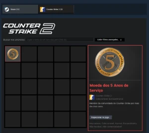 Conta cs2 com medalha de 5 anos / lvl 13 GC - Counter Strike