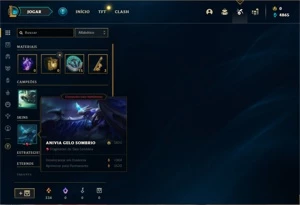 Conta ouro 4 com 20 Champs e 1 Skin + 2 Fragmentos - League of Legends LOL