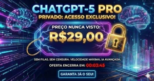 ChatGPT-5 PRO - (plano 30 dias) privado só sua no seu email - Assinaturas e Premium