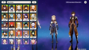 [AR 60] 18 personagens 5* Genshin Impact