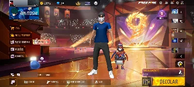 Conta Free fire - 2018 com BARBINHA