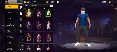 Conta Free fire - 2018 com BARBINHA