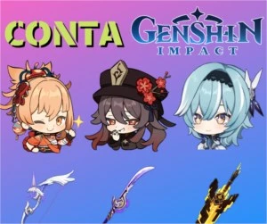 ❀ Conta EndGame Ar 55 10T5! ❀ - Genshin Impact