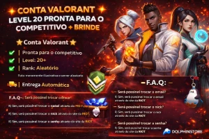 CONTA VALORANT LEVEL 20 PRONTA PARA O COMPETITIVO + BRINDE