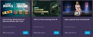Vendo recompensas do prime gaming - Outros