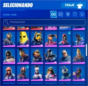 Conta de Fortnite season 4