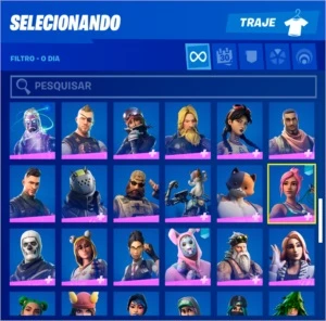 Conta de Fortnite season 4