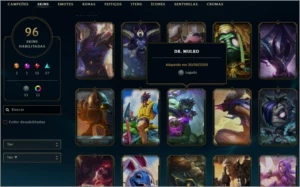 Conta de Lol + Valorant - League of Legends