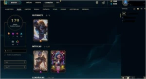 Conta lol ex-diamante - League of Legends