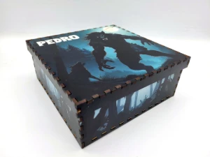 Quebra-cabeça Lobisomem MDF 100 Peças com Caixa - Artesanato e Personalizados