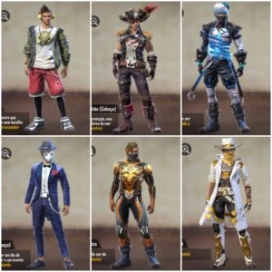 Conta free fire rara gemada