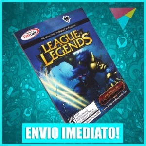 League Of Legends Lol - Cartão 600 Riot Points