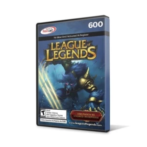 League Of Legends Lol - Cartão 600 Riot Points