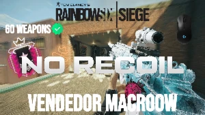 Macro No Recoil R6 Siege X - Mouses Logitech 2025 - Rainbow Six