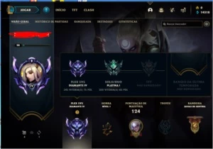 CONTA D4 10 SKINS+ SKIN ULTIMATE - League of Legends LOL