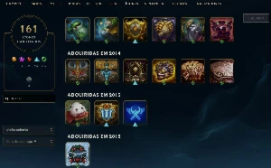 Conta League of Legends Full Acesso - 159 Champs e 85 Skins LOL