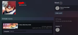 Conta Com 8 Anos De Criação E Alguns Jogos Pagos - Steam