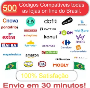 Codigos de barras ean13 vendas on line 500 Unidades