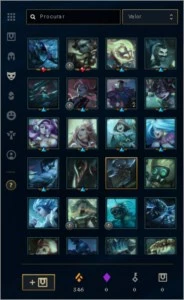 conta lol d3 35 fragmentos de skins - League of Legends