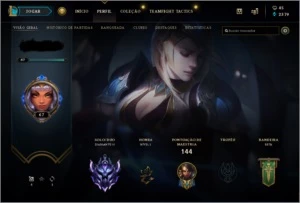 conta lol d3 35 fragmentos de skins - League of Legends